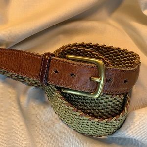 Trafalgar made in USA 🇺🇸 leather/stretch belt
